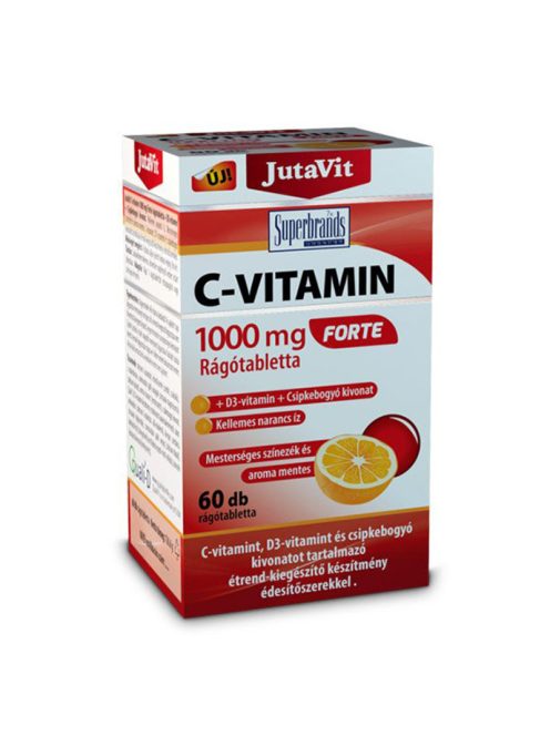 JutaVit C-vitamin 1000mg narancs ízű rágótabletta 60 db