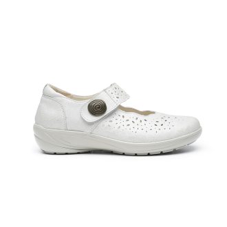 G-Comfort kényelmi fehér női szandálcipő