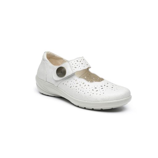 G-Comfort kényelmi fehér női szandálcipő