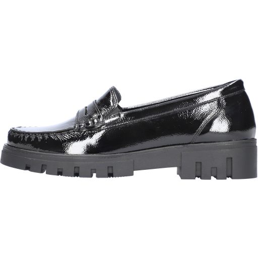 H-Serena fekete mokaszín